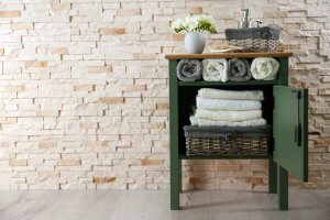 Cestos de mimbre para el baño