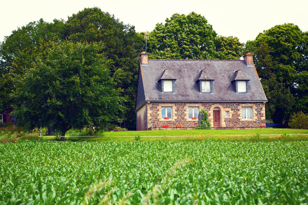 Exterior de la casa.