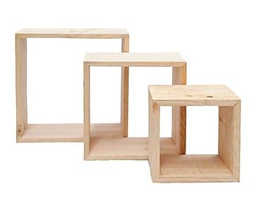 Cajas de madera de pino