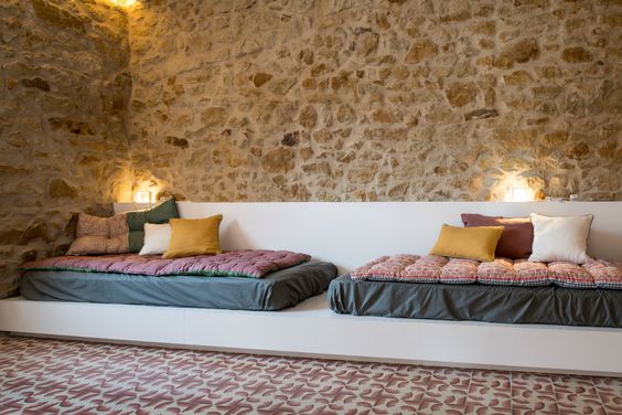 Uso de la piedra en la pared