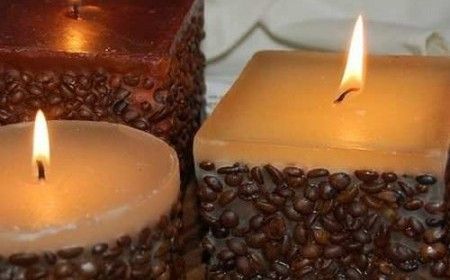 Velas con aroma de café