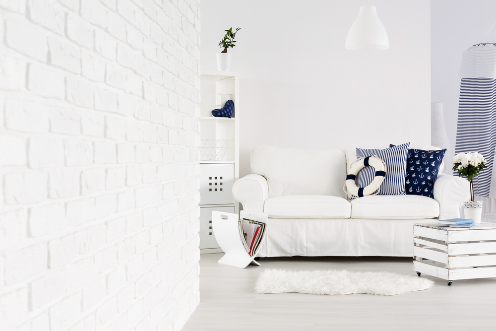 Habitación de decoración marinera