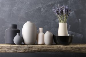 Jarrones como elemento decorativo