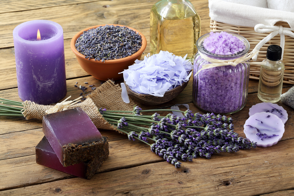 Ramilletes de lavanda para decorar.