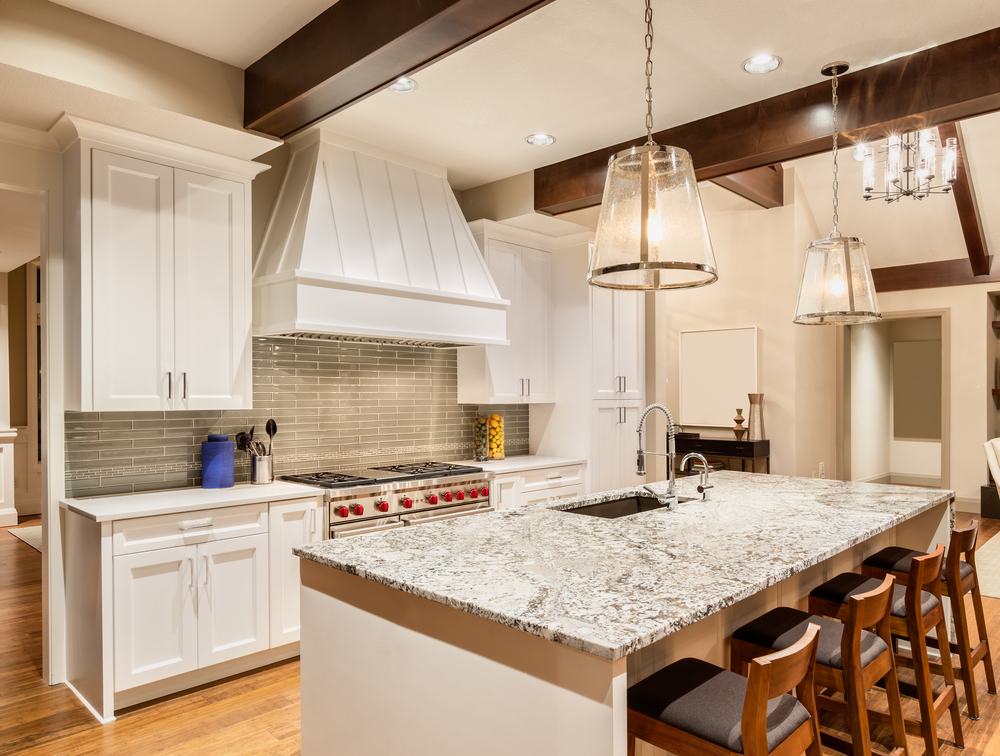 Granite countertop.