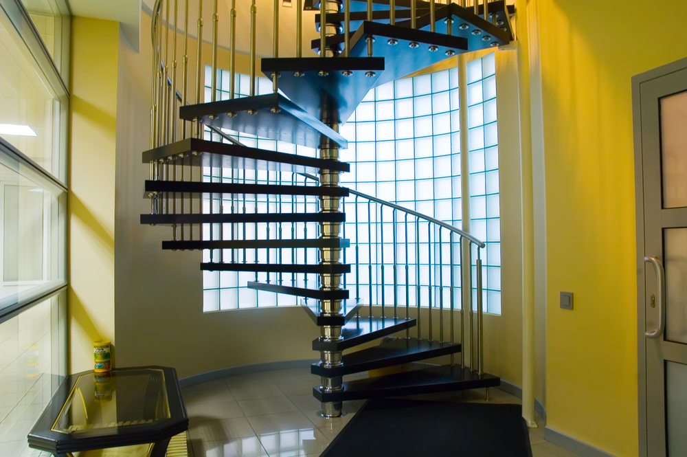 Escalera de caracol.