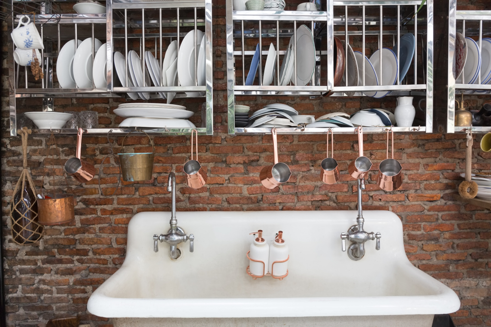 Fregadero para casa de campo.