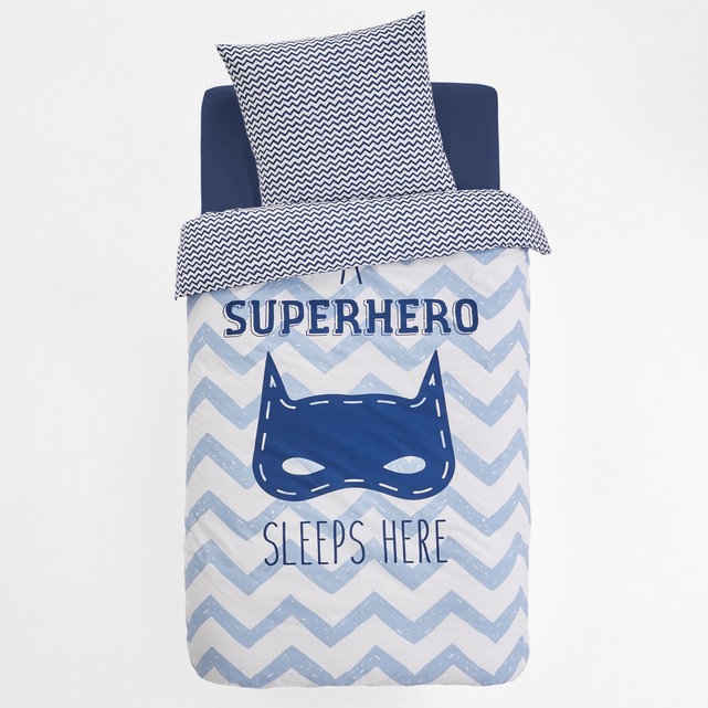 Funda nórdica infantil héroe.