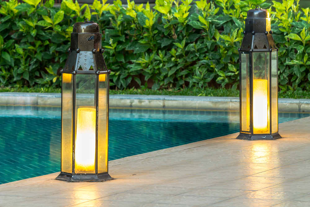 Iluminación para el jardín.