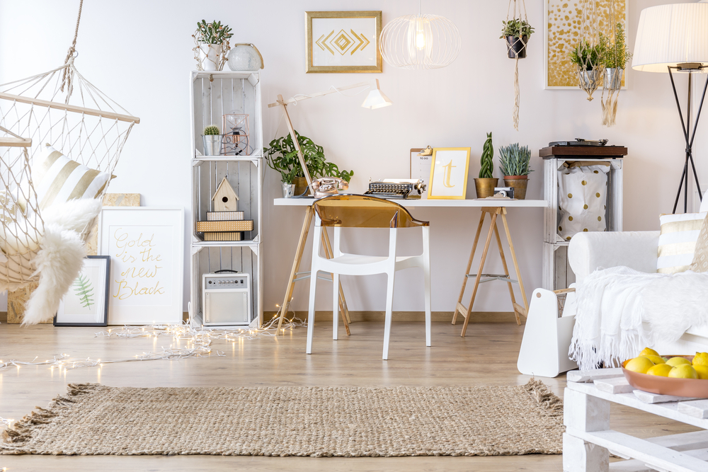 Colores tierra y blancos del estilo Slow Design.