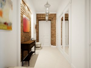 ¿Cómo puedes decorar un pasillo ancho?