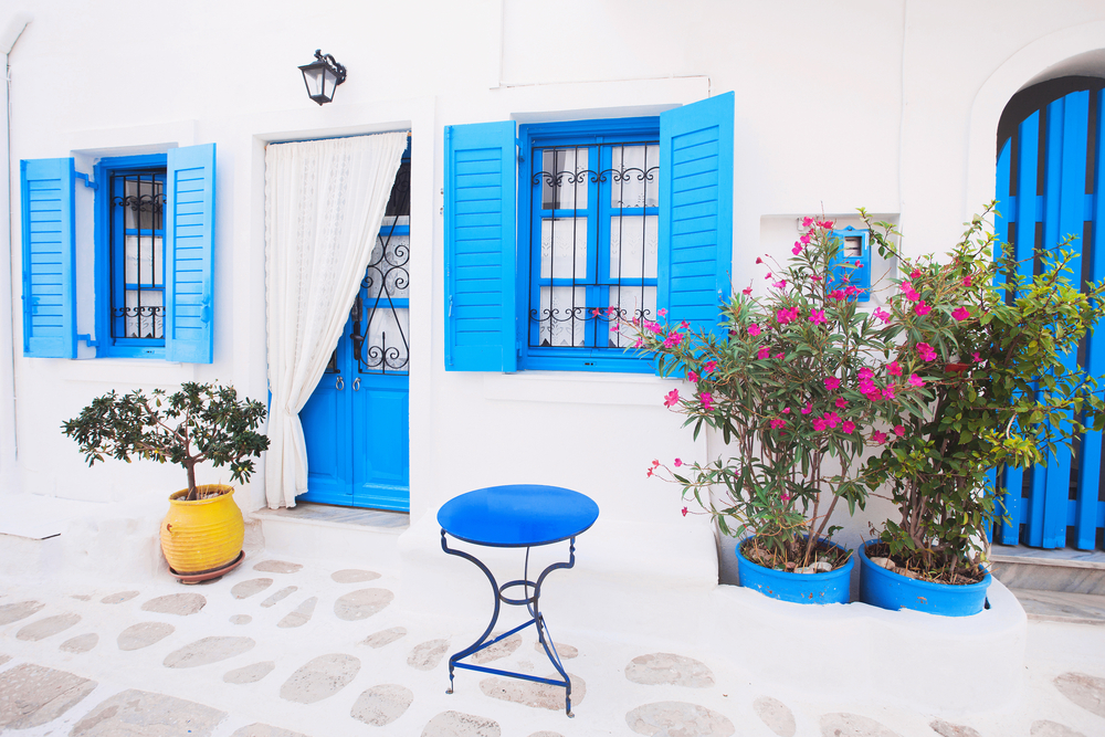 Persiana o contraventana.