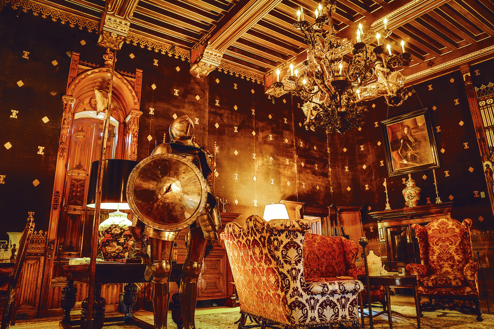 Decoración gótica clásica.