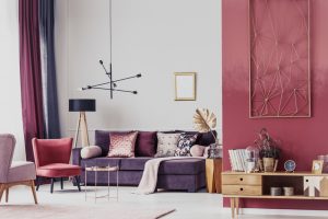 Atrévete con una habitación de color morado