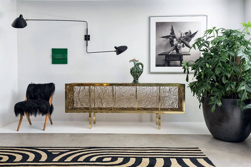 lampara Mouille de pared en salón