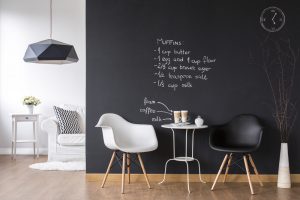 Últimas tendencias decorativas en negro