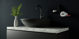 Griferías de color negro para decorar tus baños