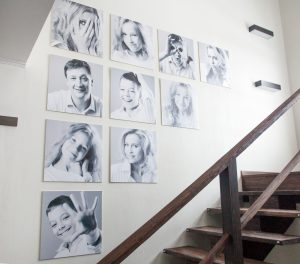 Cómo hacer un mural con tus fotos familiares