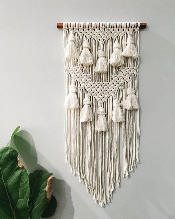 macramé fringe rod
