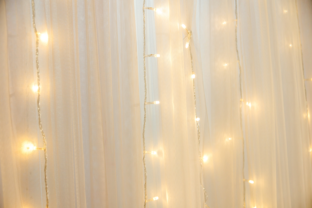 velo con luces navideñas