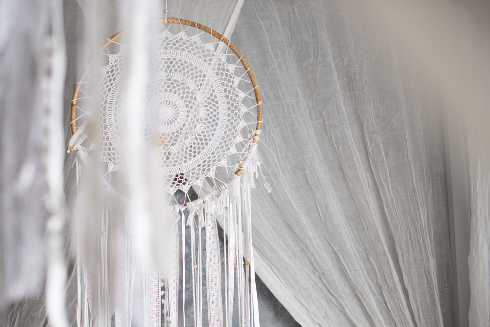 Atrapasueños de crochet.