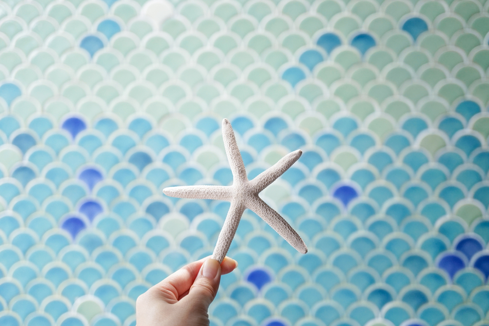 Azulejos de escamas para los baños Azulejos de escamas para los baños