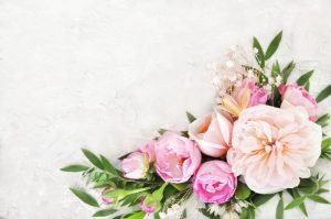 Copas de cristal: arreglos florales