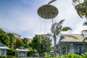 Novedosas duchas para el jardín