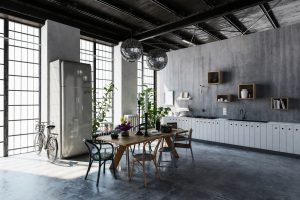 El estilo industrial: decorar con metal y acero