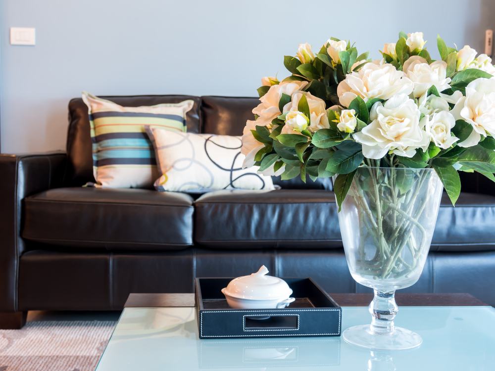 Flores artificiales.