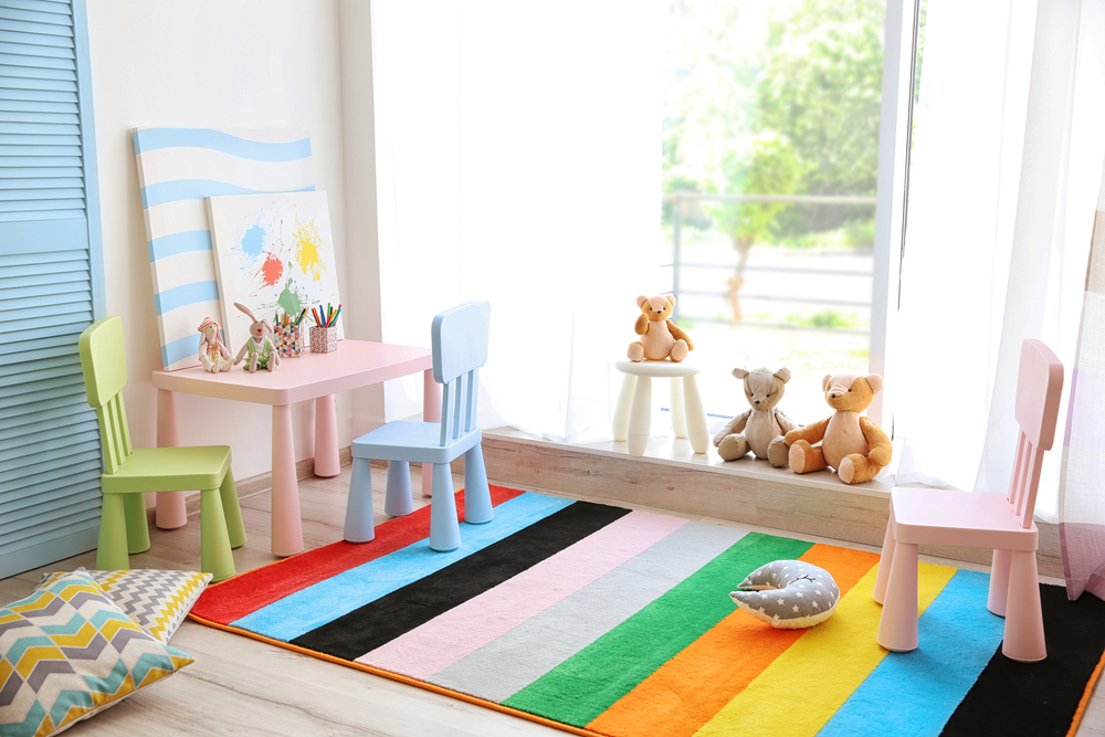 Habitación de juegos para niños.