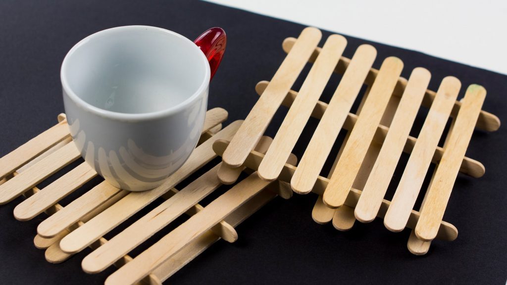 Posavasos en palés.