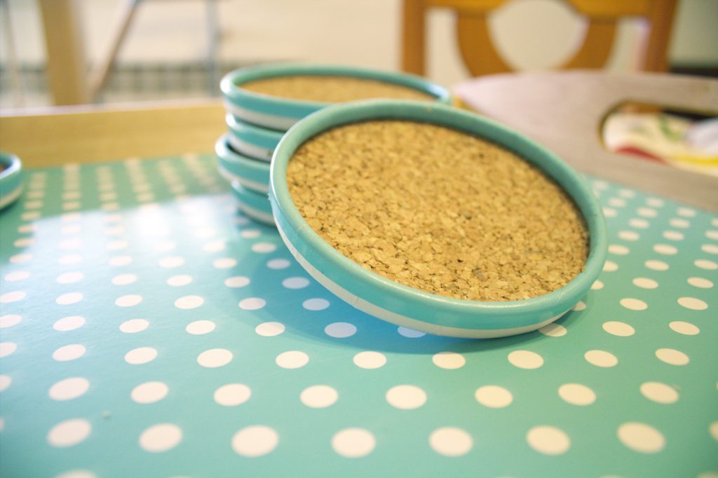 Posavasos con tapas.