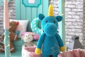 Animales de crochet para habitaciones infantiles