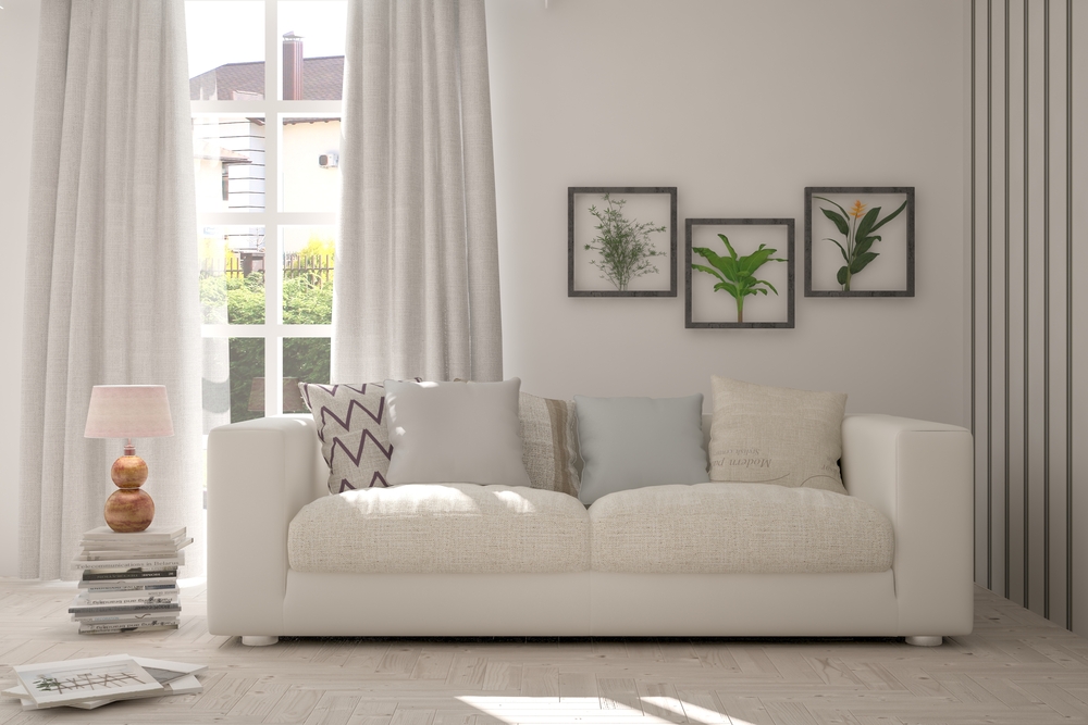 El blanco como tono frío.