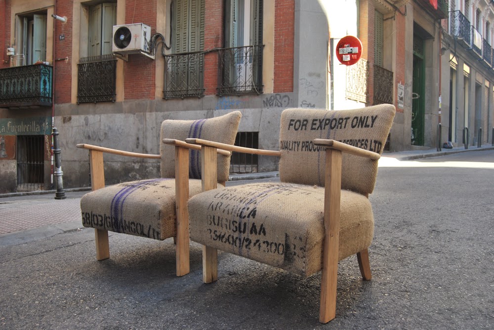 decorar con arpillera