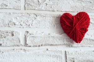 Decorar con corazones una pared