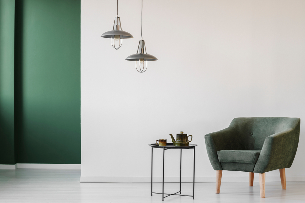 Decorar el rincón del té.