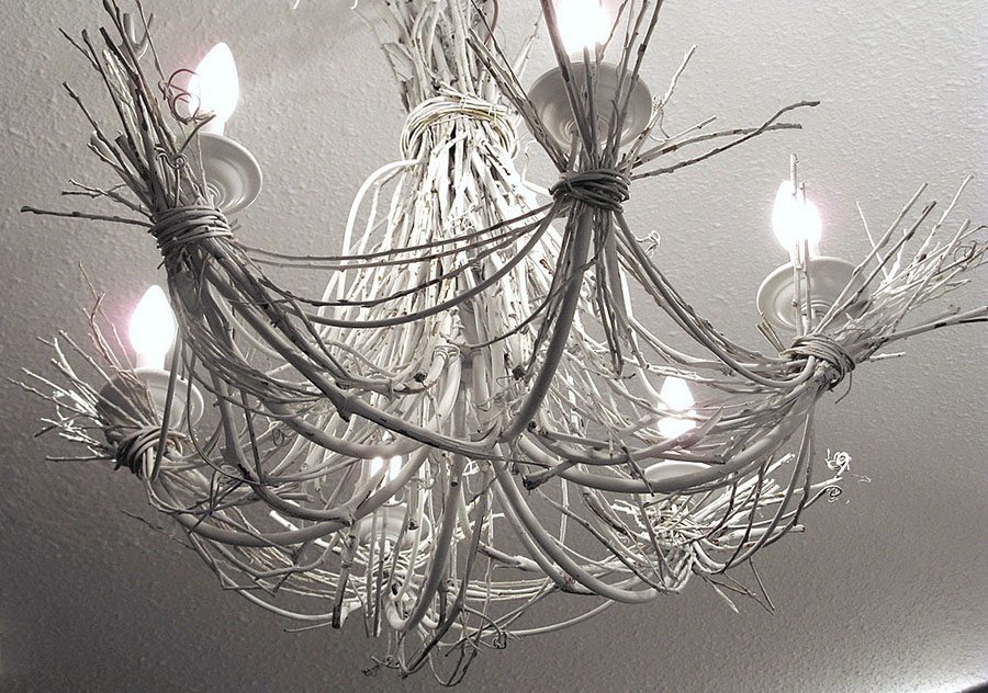 Lámpara de ramas.