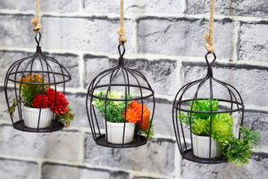 Decora tu balcón con macetas colgantes