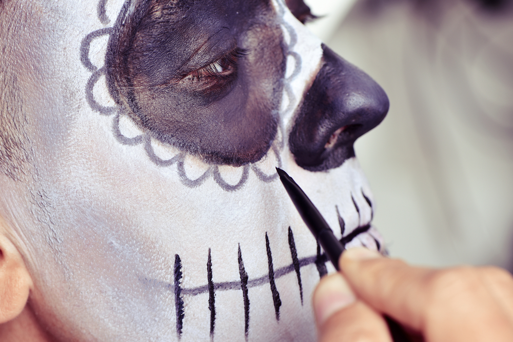Day of the Dead makeup.