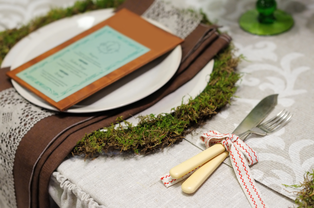 Menú de una boda otoñal.