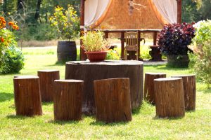 Ideas para decorar con troncos
