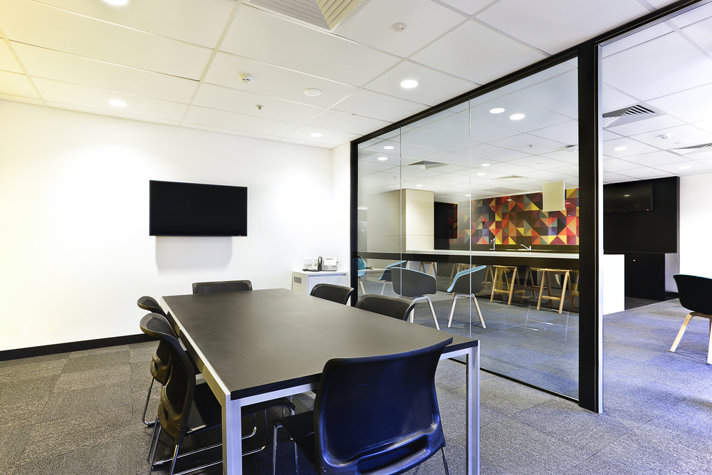 Meeting rooms are an essential part of coworking spaces.