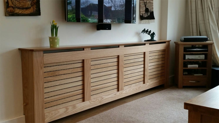 Mueble cubre radiador.