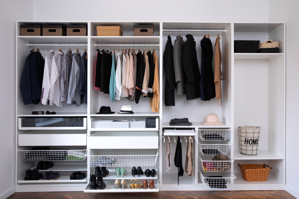 Orden en el armario.