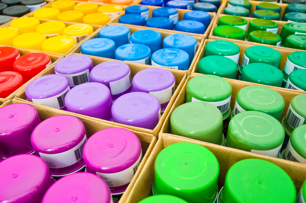 Colores de aerosoles.