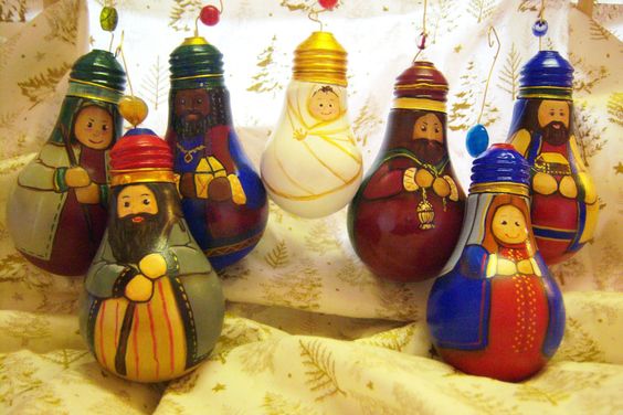Bombillas de Reyes Magos.
