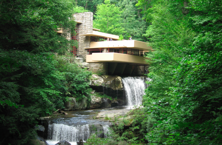 Cascadas en el jardín