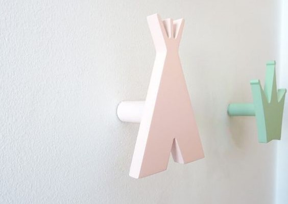 Colgadores infantiles.